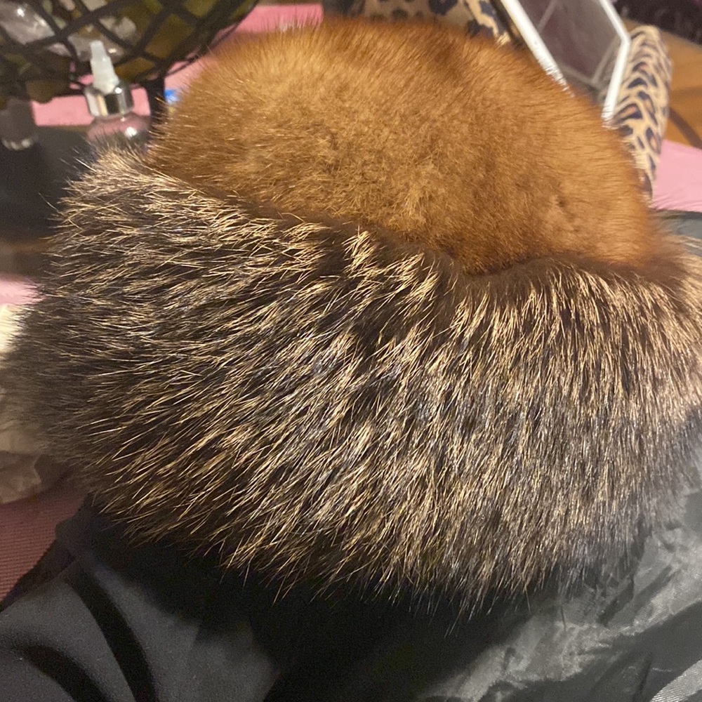 100% authentic mink hat